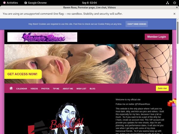 Account Premium Raven Roxx