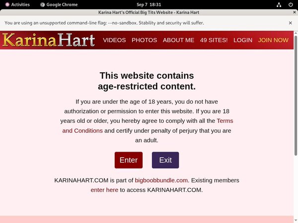 Accounts On Karina Hart
