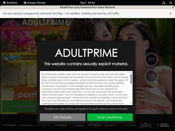 Adultprime.com Porn Passwords