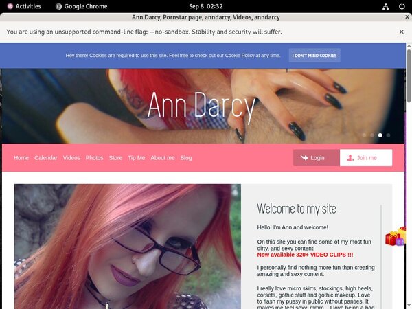 Ann Darcy Discount Page
