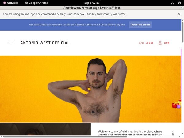 AntonioWest Discount Signup