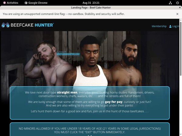 Beefcakehunter.com Join Anonymously