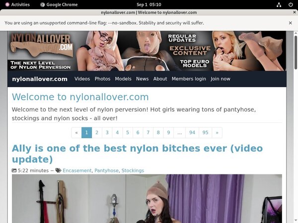 Beeg Nylonallover