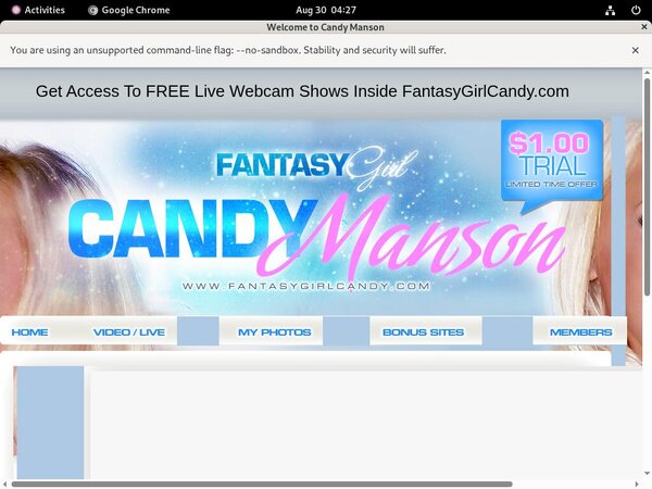 Candymanson Mit Bankkarte