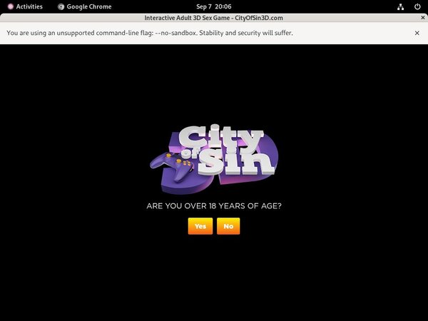 City Of Sin 3D Daily Pass