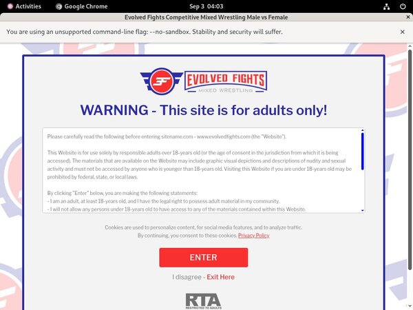 Evolved Fights Member Access