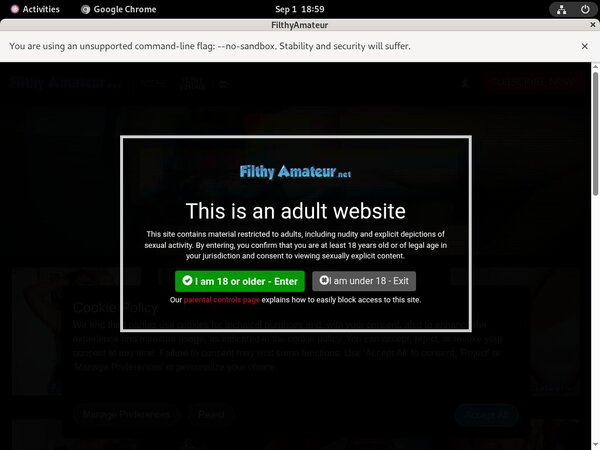 Filthyamateur Account