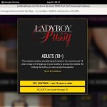 Free Ladyboy Pussy Username And Password