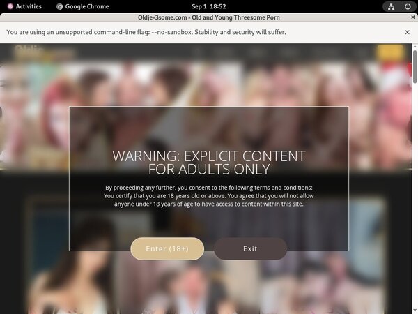 Free Oldje 3Some Password Account