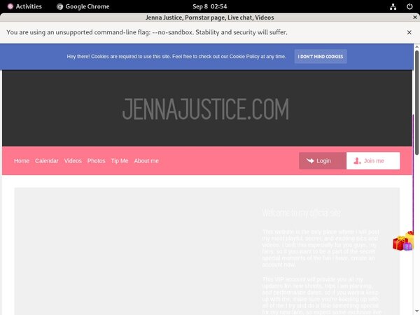 Free Password Jenna Justice