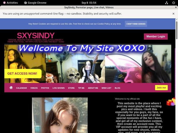 Free Sxysindyxoxo.com Account New