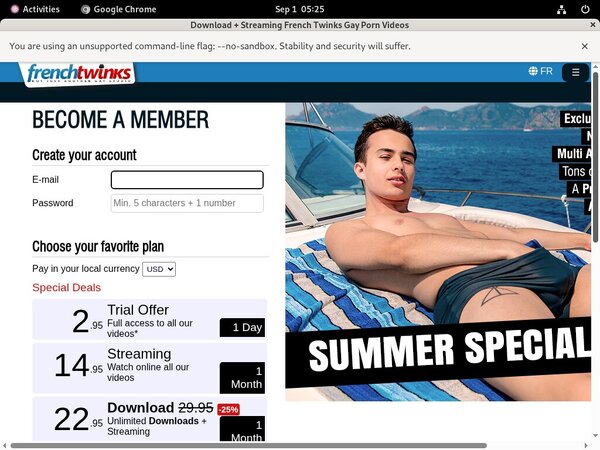 French Twinks Discreet