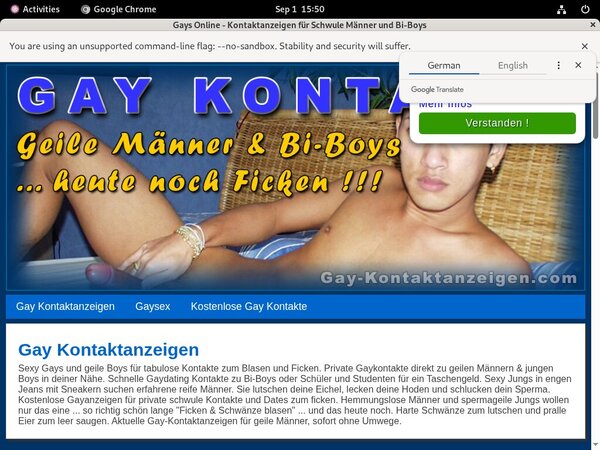 Gaycom.de With Canadian Dollars