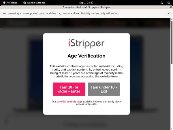 Istripper.com Get Account