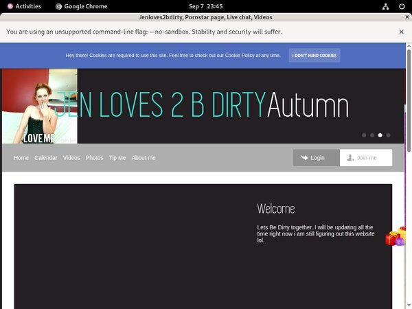 Jenloves2bdirty.modelcentro.com Username