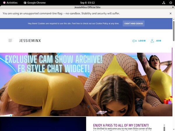 JessieMinx Paysite Passwords JessieMinx Paysite Passwords