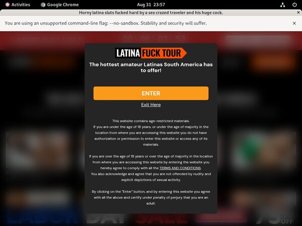 Latinafucktour.com Logon