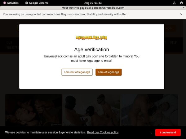 Login Black Univers Free