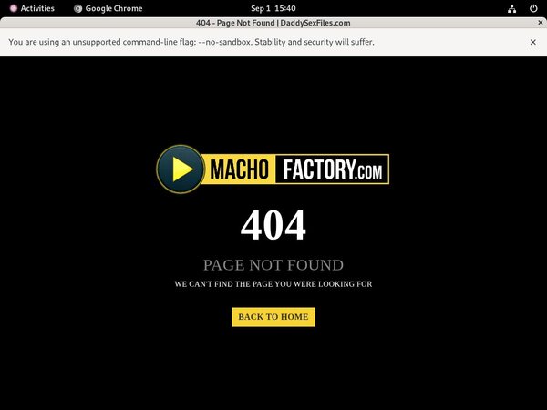 Macho Factory Porn Passwords