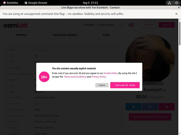 Make Yuri Kombatt Account
