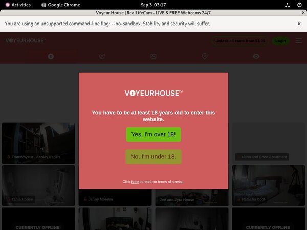 Membership Discount Voyeur House
