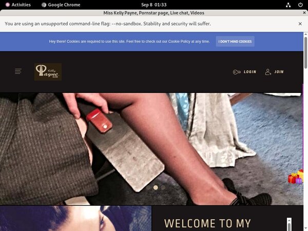 Miss Kelly Payne Members Password