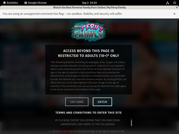 Mypervyfamily.com Username