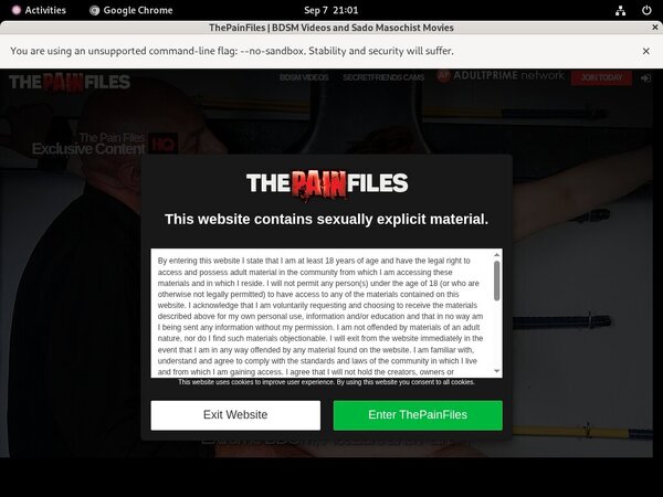 New Free Thepainfiles.com Accounts