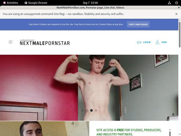 NextMalePornStarcom Free Passes