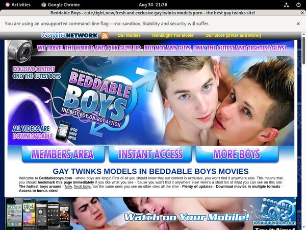 Password Beddable Boys
