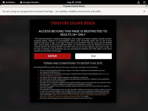 Paul Morris : Treasure Island Media Passwords 2019