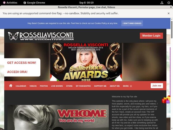 Rossella Visconti Free Trial Promotion Rossella Visconti Free Trial Promotion