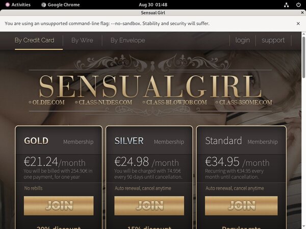 Sensualgirl Trial Option
