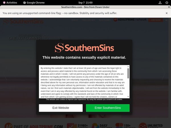 Southern Sins Discount Tour Southern Sins Discount Tour