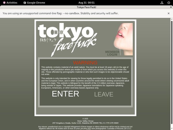 Tokyofacefuck.com Get A Password