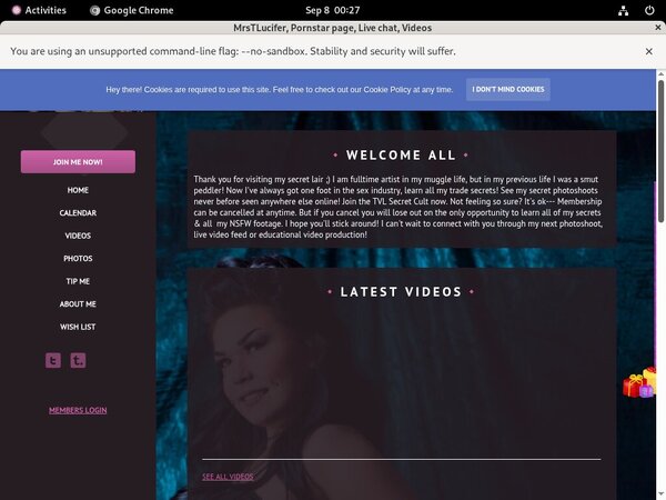 Trixievonlucifer.modelcentro.com Alternate Payment