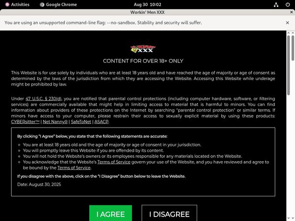 Workin Men XXX Join By Direct Pay