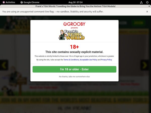 Franks T-Girl World Valid Password Franks T-Girl World Valid Password