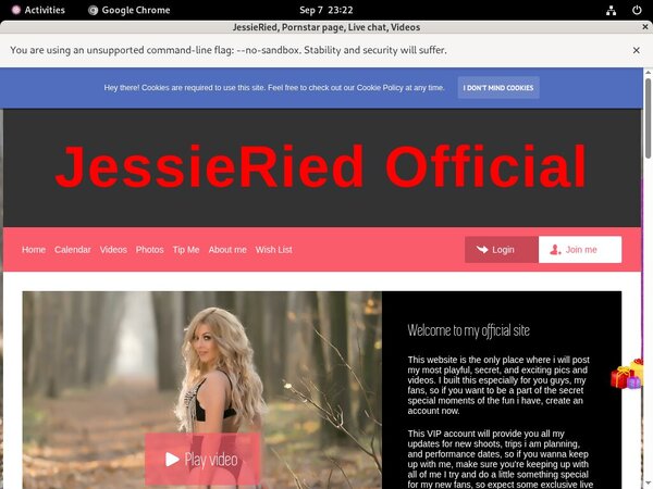 Join JessieRied For Free