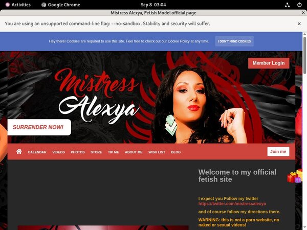 Pass For Mistress Alexya