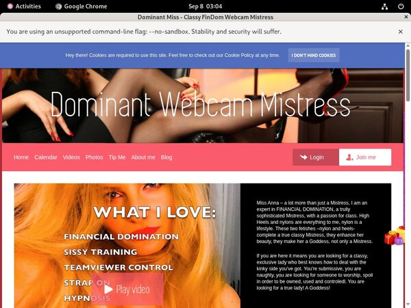 DominantMissClassyFinDomWebcamMistress Gay Sex