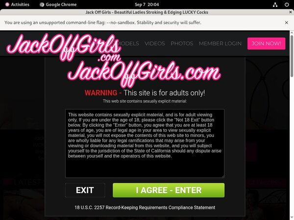 Jackoffgirls.com Hack Login